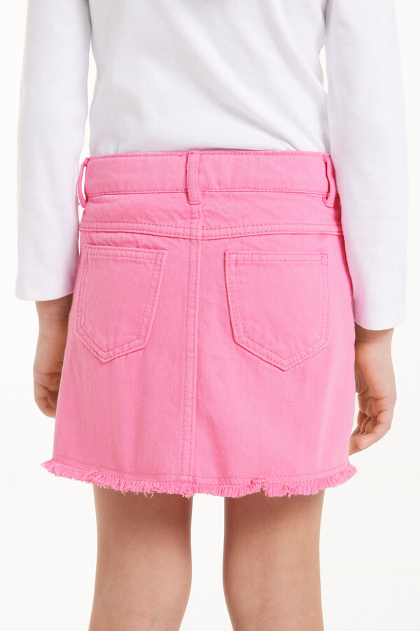 Girls’ Denim Mini Skirt  