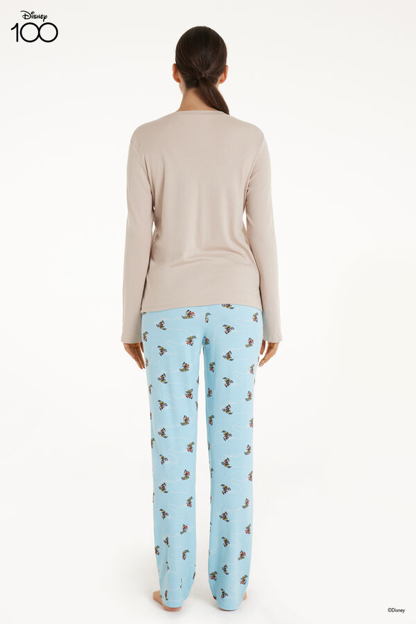 Pijama Comprido em Algodão Grosso Disney  