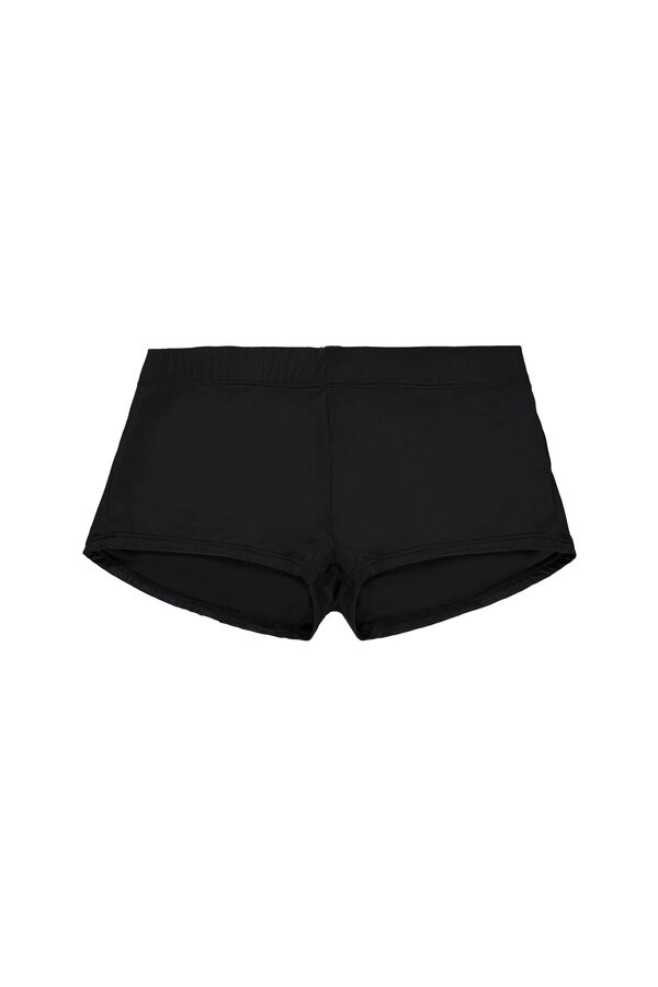 Boy-Short Bikini Bottoms in Plain Hues - French Knickers - Women | Tezenis