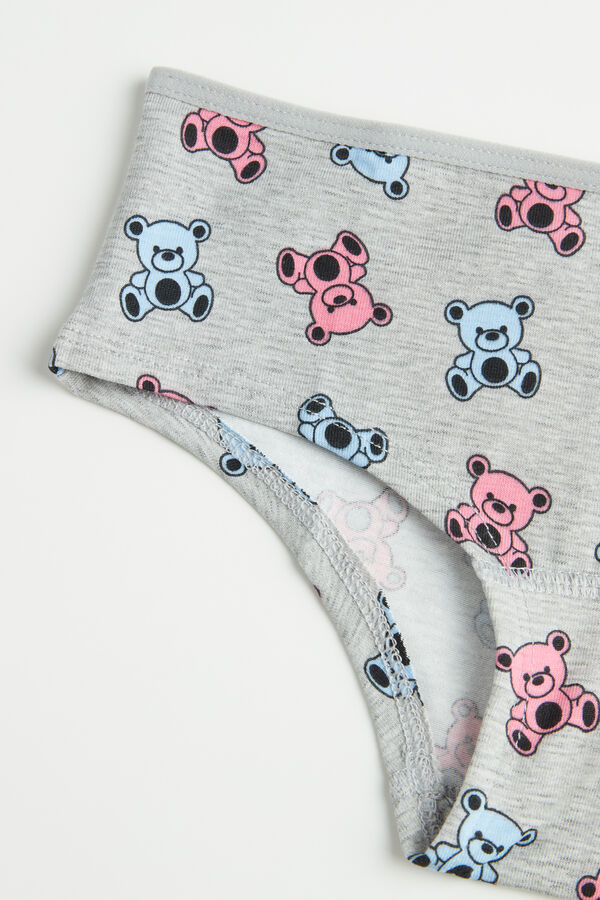 Culotte Basic Bimba in Cotone Stampato  