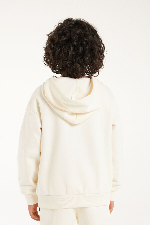Thick Long-Sleeved Hoodie with Pocket  
