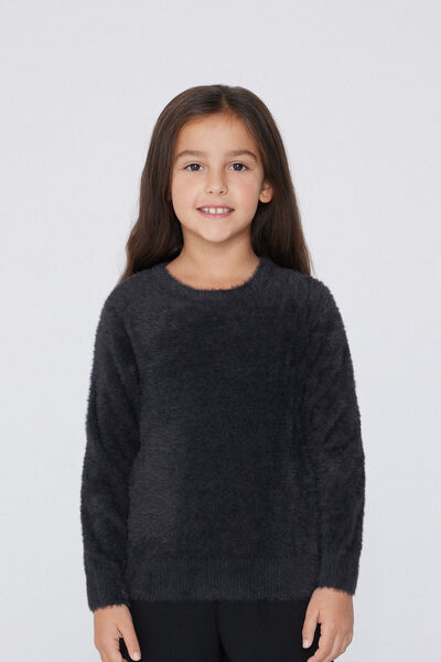 Maglioncino Girocollo in Pelo