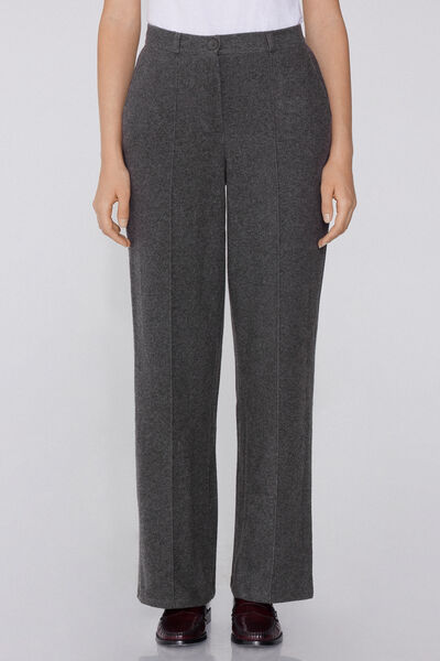 Tezenis Pantalones Largos Palazzo Paño Mujer Gris Tamaño S