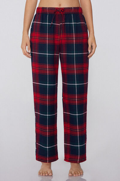 Tezenis Pantalones Largos de Franela con Estampado Mujer Impreso Tamaño L