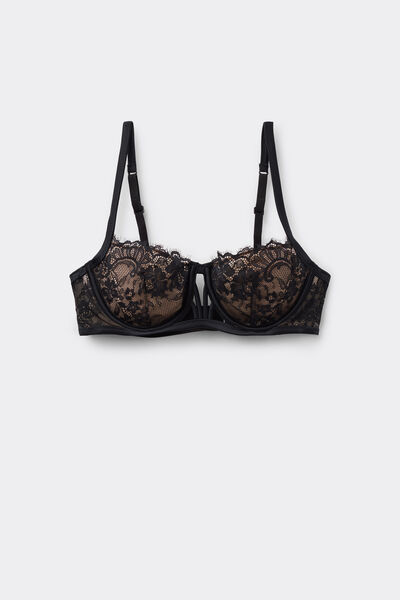 Tezenis Sujetador Balconette Paris Black Empire Mujer Negro Tamaño 4B