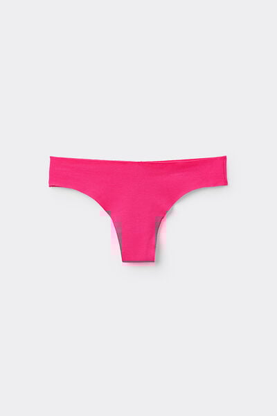 Tezenis Braguita Brasileña Sin Costuras Algodón Orgánico Mujer Rosa Tamaño S