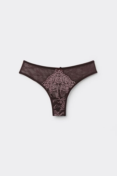 Tezenis Brasileña Midnight Bloom Mujer Rosa Tamaño L