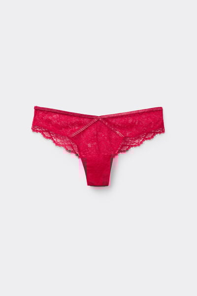 Tezenis Braguita Brasileña Gold Details Mujer Rojo Tamaño M