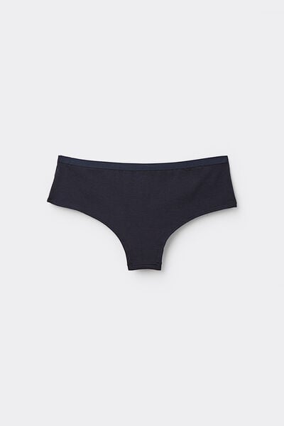Tezenis Culotte de Algodón Orgánico Mujer Azul Tamaño XL