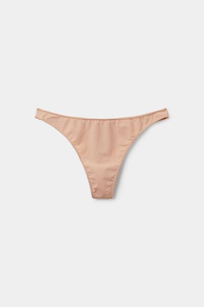Tezenis Tanga de Microfibra Reciclada Mujer Natural Tamaño XS