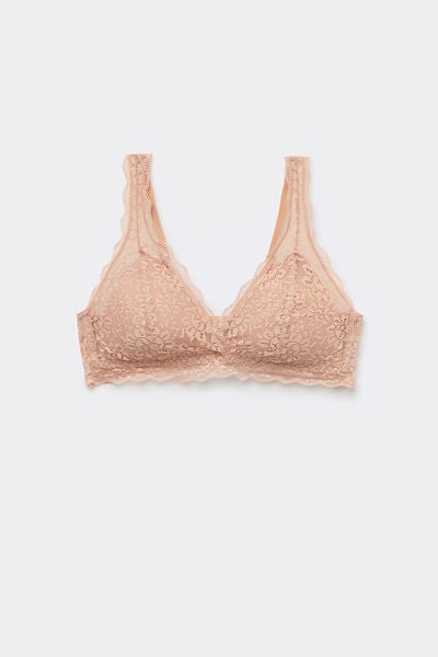 Tezenis Sujetador triángulo de encaje reciclado Havana Mujer Natural Tamaño 5B