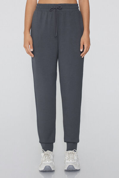 Tezenis Pantalón de Chándal en Viscosa Suave Mujer Gris Tamaño L