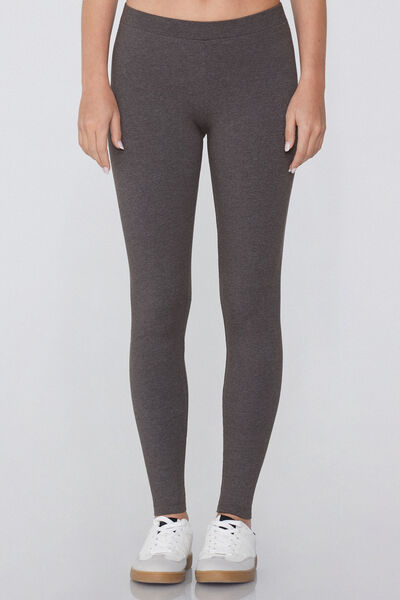 Tezenis Leggings Básicos de Algodón Mujer Gris Tamaño L