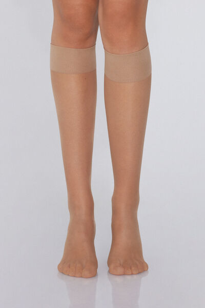 Tezenis Medias Rodilla Transparentes 20 Denier Appearance Mujer Natural Tamaño TU