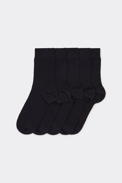 Tezenis 5 Pack x calcetín cortos de algodón para hombre Hombre Azul Tamaño TU