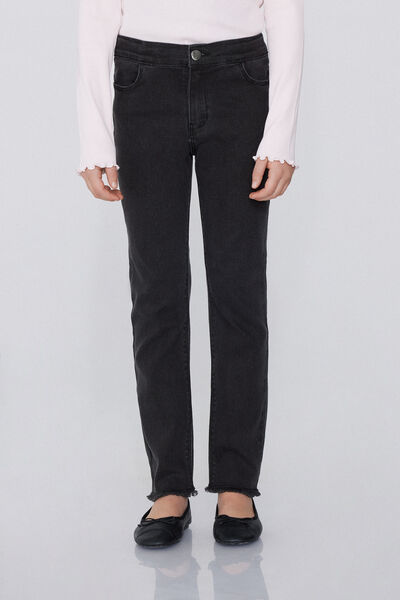 Tezenis Vaqueros Pitillo Niña Chica Negro Tamaño 8-9