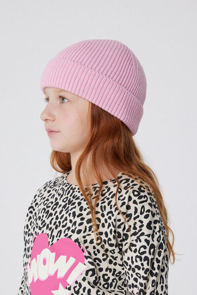 Tezenis Gorro de Canalé Unisex para Niños Unisex Rosa Tamaño 6-9