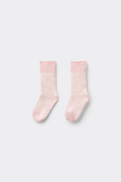 Tezenis Calcetines Antideslizantes Suaves para Bebé a Rayas  Rosa Tamaño 0-3