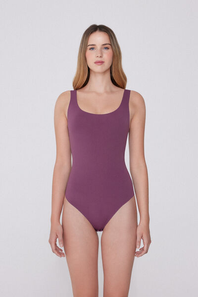Tezenis Body Brasier Tirante Ancho Light Touch Mujer Violeta Tamaño L
