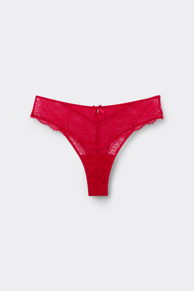 Tezenis Braguita Brasileña Pretty Plissé Roja Mujer Rojo Tamaño M