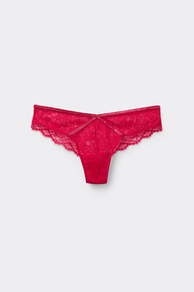 Tezenis Braguita Brasileña Gold Details Mujer Rojo Tamaño S