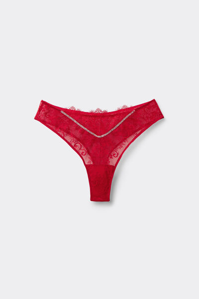 Tezenis Braguita Brasileña Spark Mujer Rojo Tamaño M