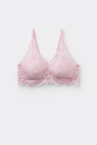Tezenis Sujetador Triángulo Havana Relleno Ligero Delicate Lace Mujer Rosa Tamaño 1B