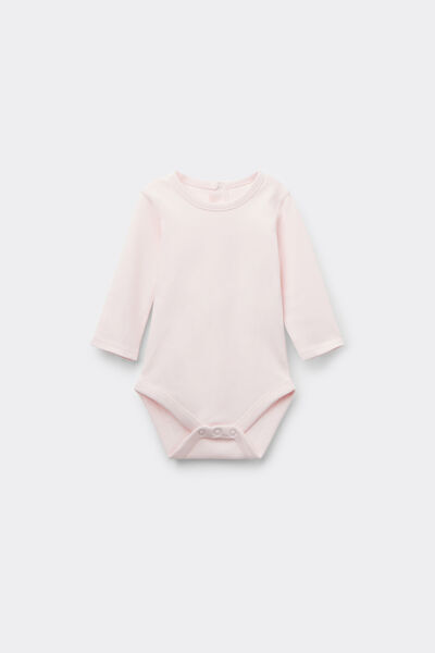 Tezenis Body Bebé Manga Larga Algodón Cálido  Rosa Tamaño 12-18