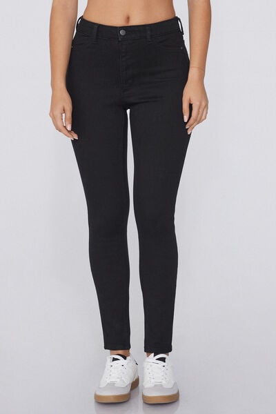 Tezenis Jeggings Térmicos Efecto Push-Up Mujer Negro Tamaño L
