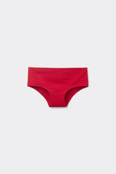 Tezenis Culotte para niña básico de algodón Chica Rojo Tamaño 10-11