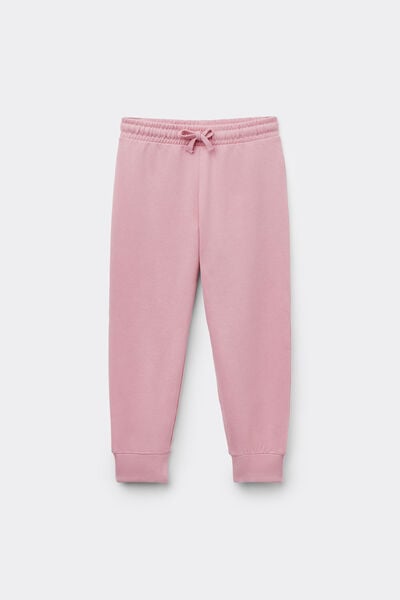 Tezenis Pantalón de Felpa de Niños Unisex Rosa Tamaño 8-9