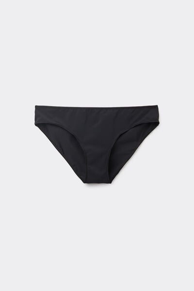 Tezenis Braguita Clásica de Microfibra Reciclada Mujer Negro Tamaño L