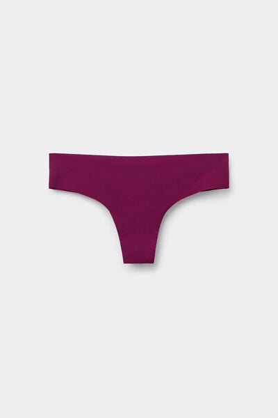 Tezenis Braguita brasileña microfibra reciclada sin costuras Mujer Rojo Tamaño XS