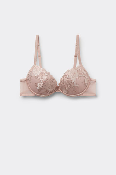 Tezenis Sujetador Push-Up con Relleno Venice Rose Wonder Mujer Rosa Tamaño 2C