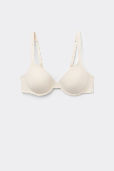 Tezenis Sujetador push-up de microfibra reciclada Athens Mujer Blanco (avorio) Tamaño 5B