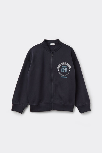 Tezenis Sudadera Gruesa Cremallera Unisex Niños Unisex Azul Tamaño 8-9