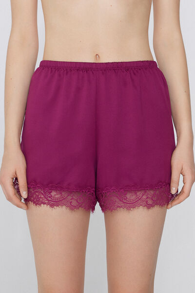 Tezenis Pantalón corto de pijama Mujer Rojo Tamaño S