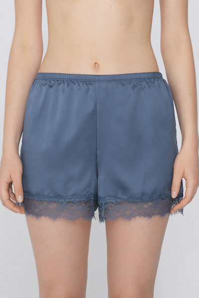 Tezenis Pantalón corto de pijama Mujer Azul Tamaño S