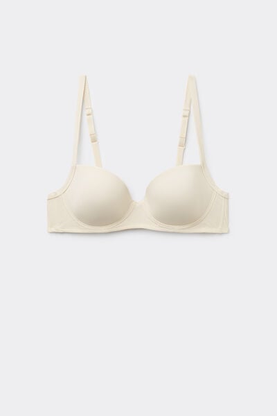 Tezenis Sujetador Balconette Wien de Microfibra Reciclada Mujer Blanco (avorio) Tamaño 2E