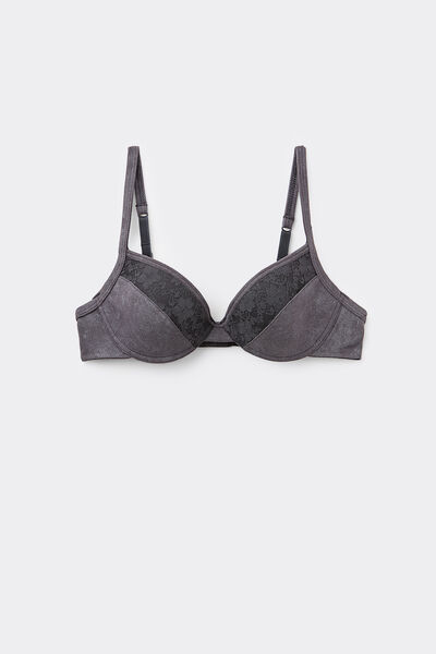 Tezenis Sujetador Push-Up Athens Washed Dream Mujer Gris Tamaño 5B