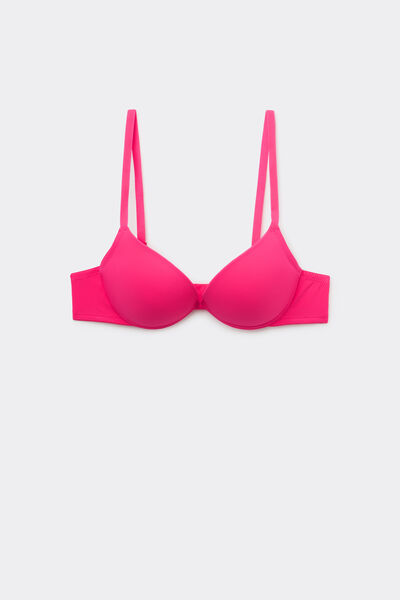 Tezenis Sujetador Super Push-Up de Microfibra Reciclada Los Angeles Mujer Rosa Tamaño 2A