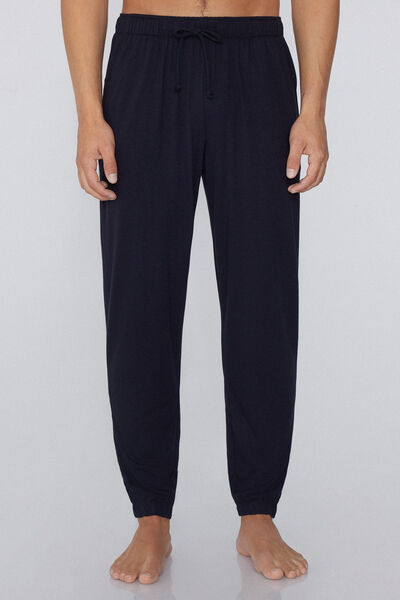 Tezenis Pantalones Largos de Viscosa Cordón Hombre Azul Tamaño L