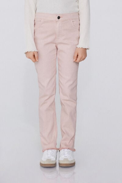 Tezenis Vaqueros Pitillo Niña Chica Rosa Tamaño 6-7