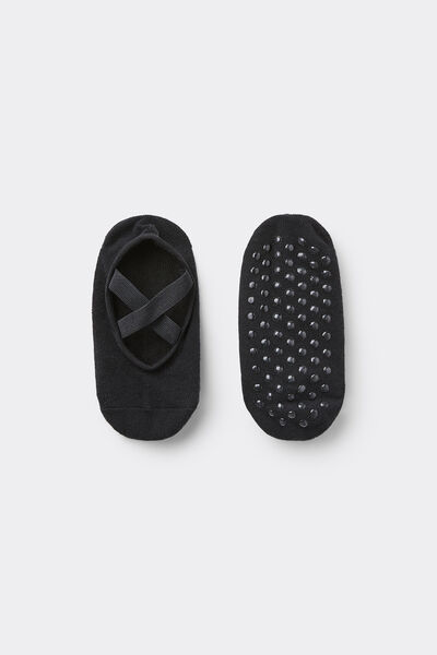 Tezenis Calcetines Babette Pilates Antideslizantes Niña Chica Negro Tamaño 25-27