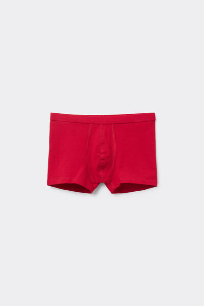 Tezenis Bóxer Básico de Algodón Para Niño Niño Rojo Tamaño 4-5