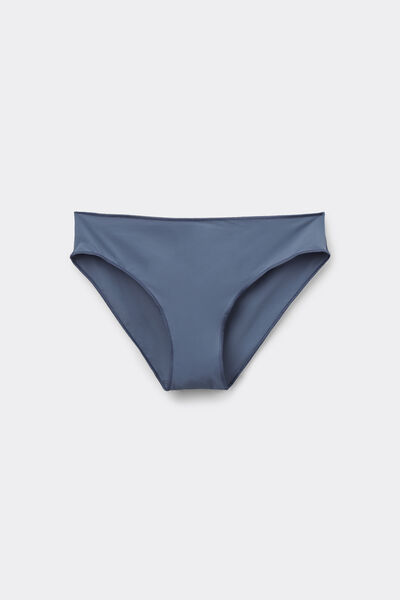 Tezenis Braguita Clásica de Microfibra Reciclada Mujer Azul Tamaño XL