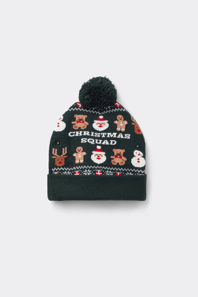 Tezenis Gorro Navideño LED Unisex Mujer Impreso Tamaño TU