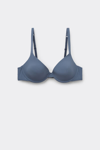Tezenis Sujetador push-up de microfibra reciclada Athens Mujer Azul Tamaño 3C