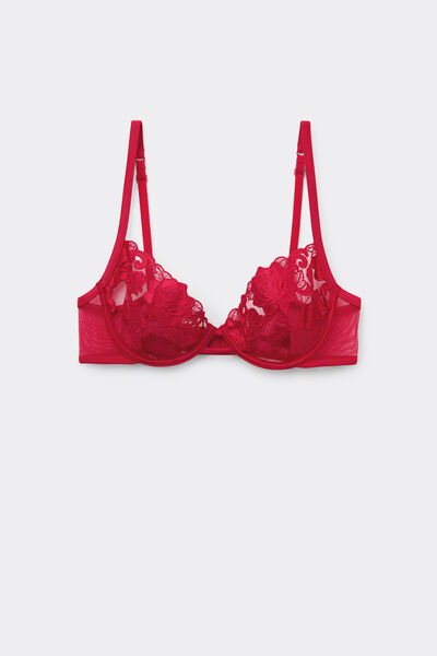 Tezenis Sujetador Balconette Paris Rose Wonder Mujer Rojo Tamaño 4B