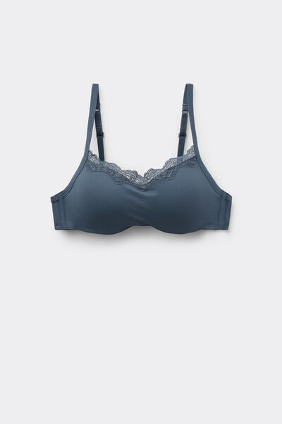 Tezenis Sujetador Brasier Push-Up Light Touch Mujer Azul Tamaño 1B